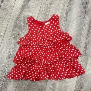 5 for $10 JOE FRESH girls polka dot top